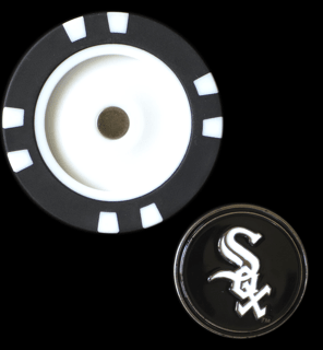 Officially Licensed Chicago White Sox Poker Chip Ball Marker - Club Rehab