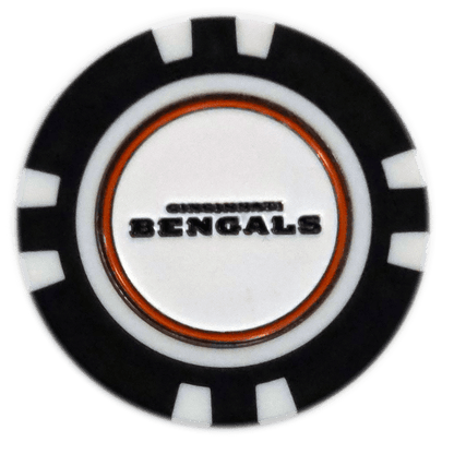 Officially Licensed Cincinnati Bengals Poker Chip Ball Marker - Club Rehab