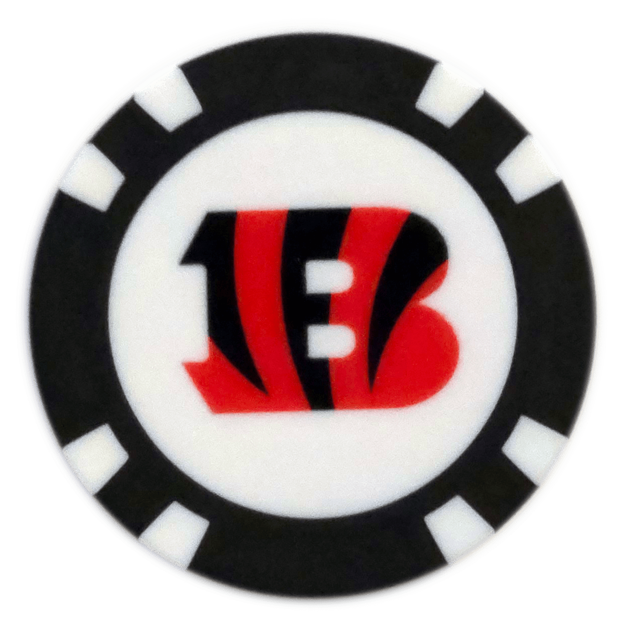 Officially Licensed Cincinnati Bengals Poker Chip Ball Marker - Club Rehab