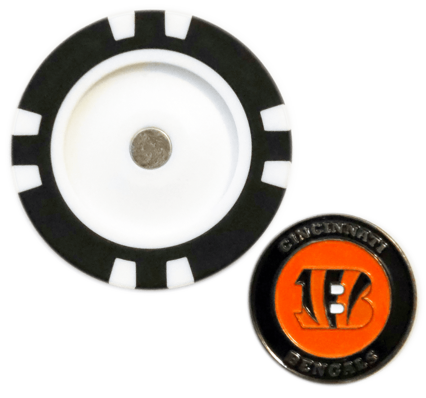 Officially Licensed Cincinnati Bengals Poker Chip Ball Marker - Club Rehab