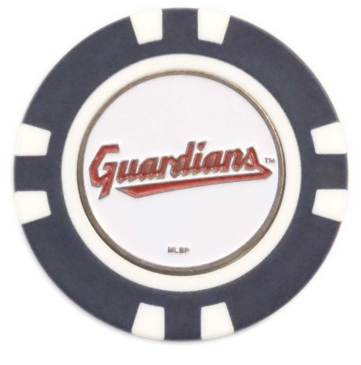 Officially Licensed Cleveland Guardians Poker Chip Ball Marker - Club Rehab