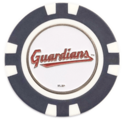 Officially Licensed Cleveland Guardians Poker Chip Ball Marker - Club Rehab