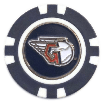 Officially Licensed Cleveland Guardians Poker Chip Ball Marker - Club Rehab