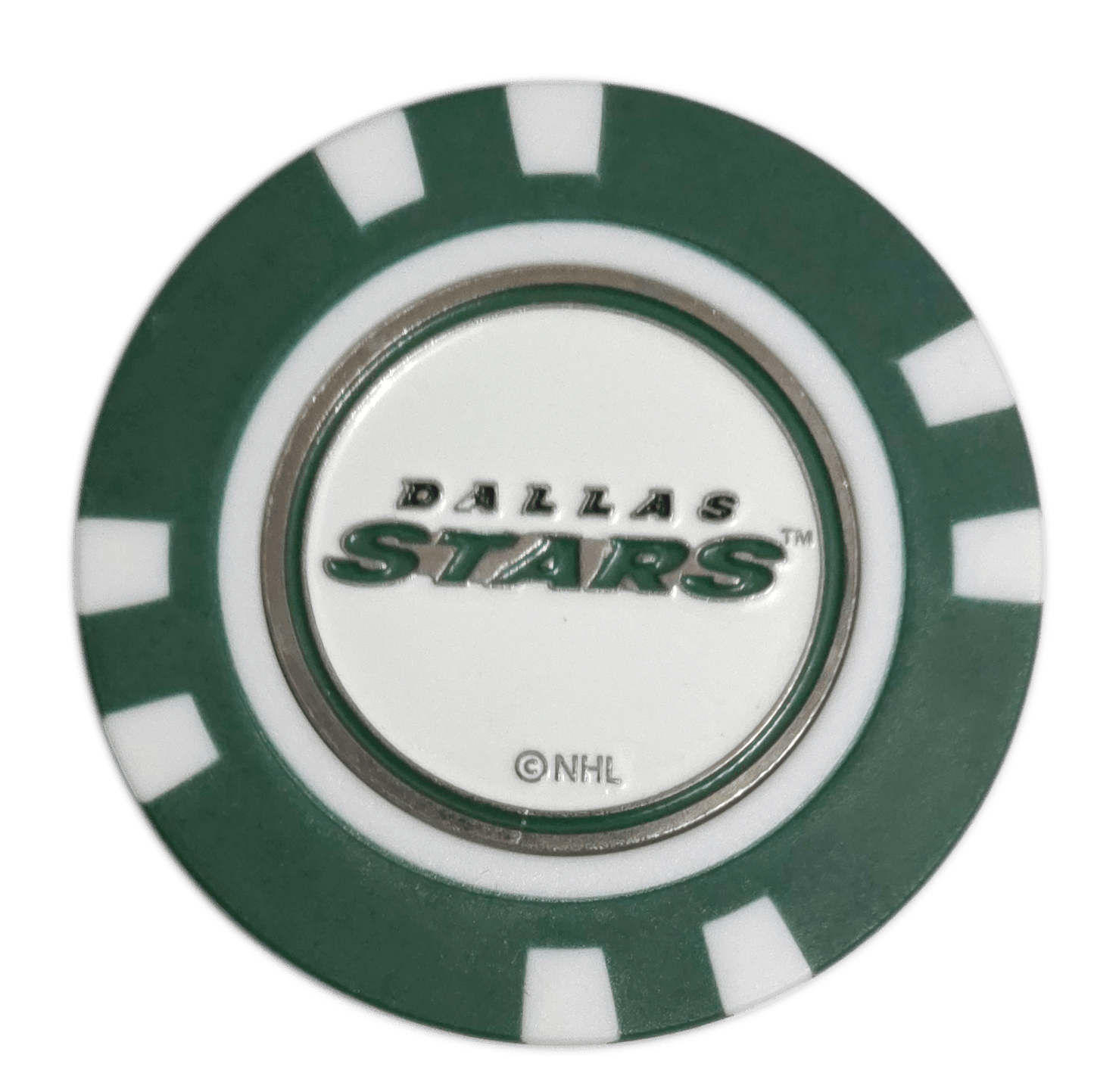 Officially Licensed Dallas Stars Poker Chip Ball Marker - Club Rehab