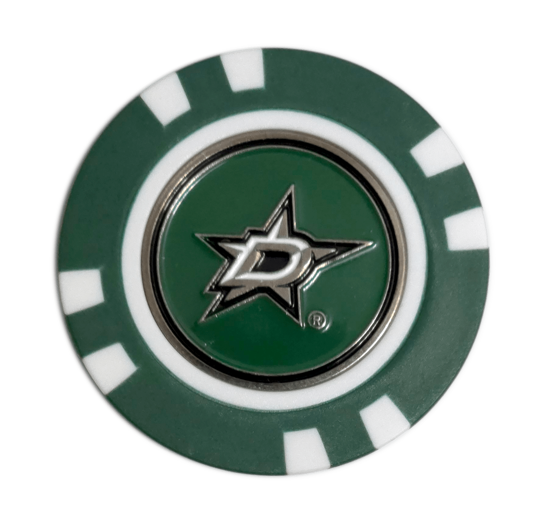 Officially Licensed Dallas Stars Poker Chip Ball Marker - Club Rehab