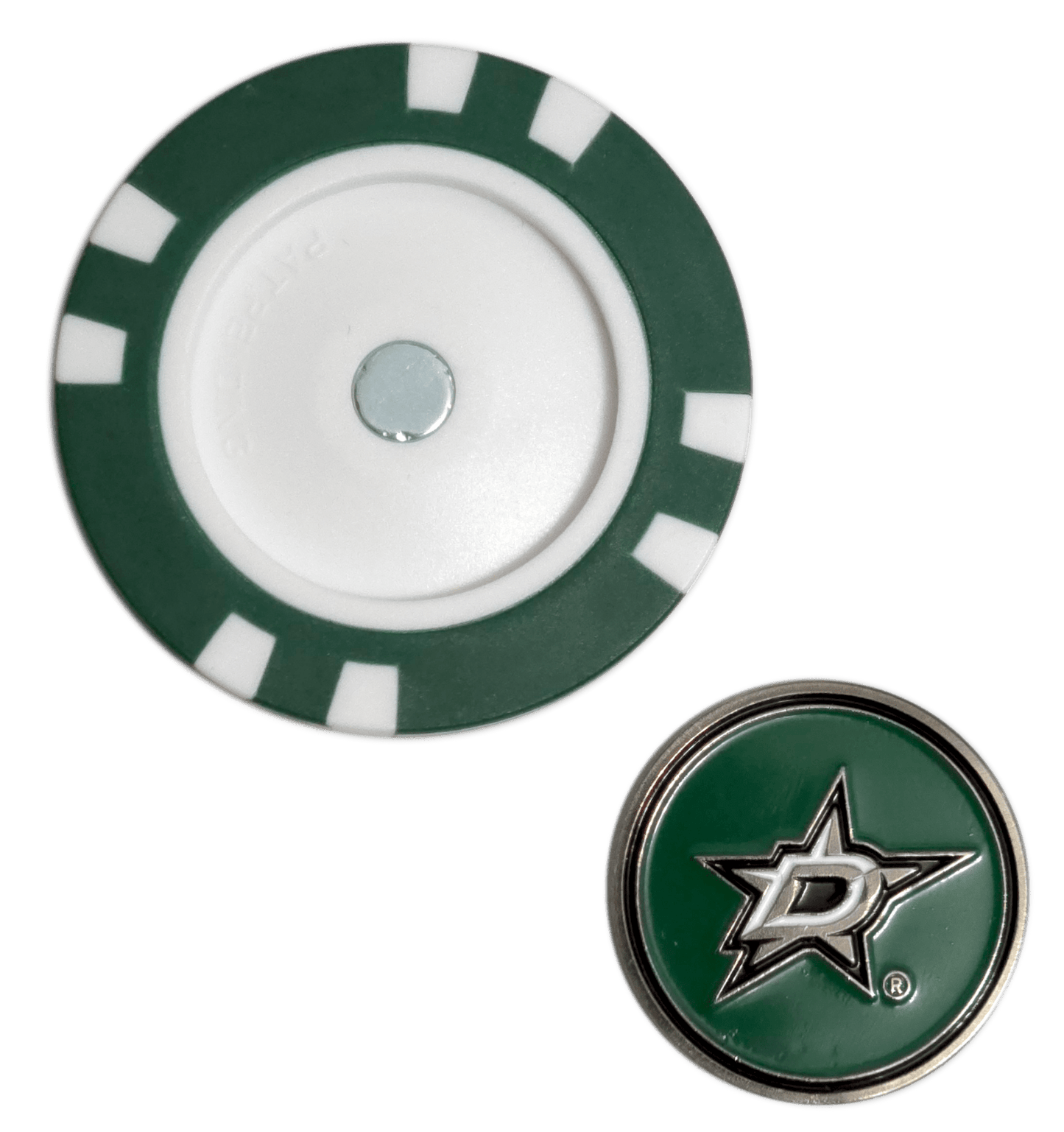 Officially Licensed Dallas Stars Poker Chip Ball Marker - Club Rehab