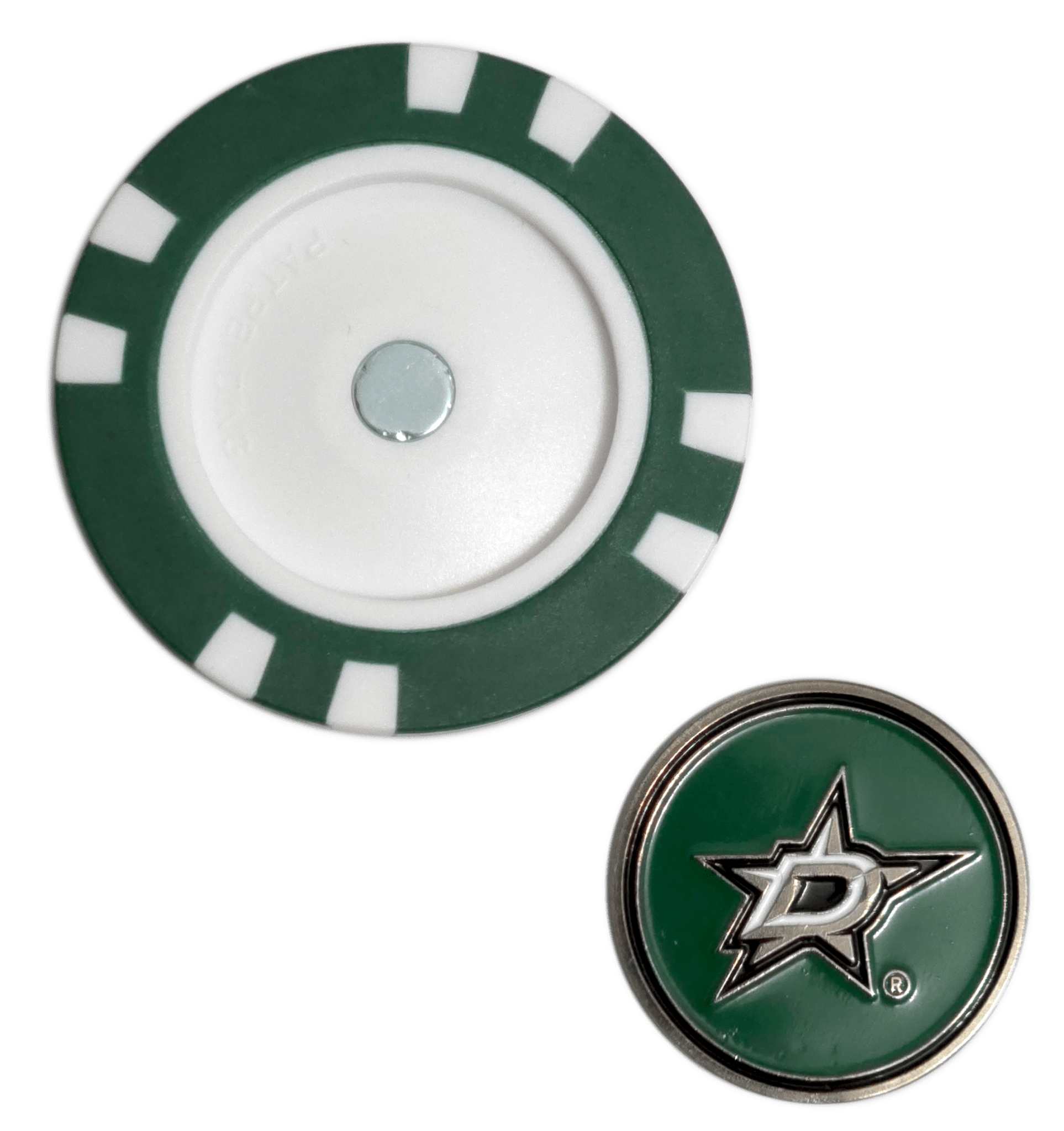 Officially Licensed Dallas Stars Poker Chip Ball Marker - Club Rehab