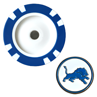 Officially Licensed Detroit Lions Poker Chip Ball Marker - Club Rehab