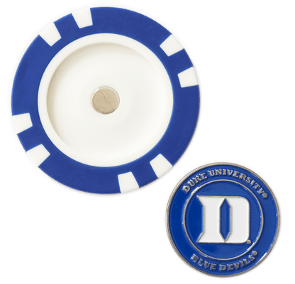 Officially Licensed Duke Blue Devils Poker Chip Ball Marker - Club Rehab