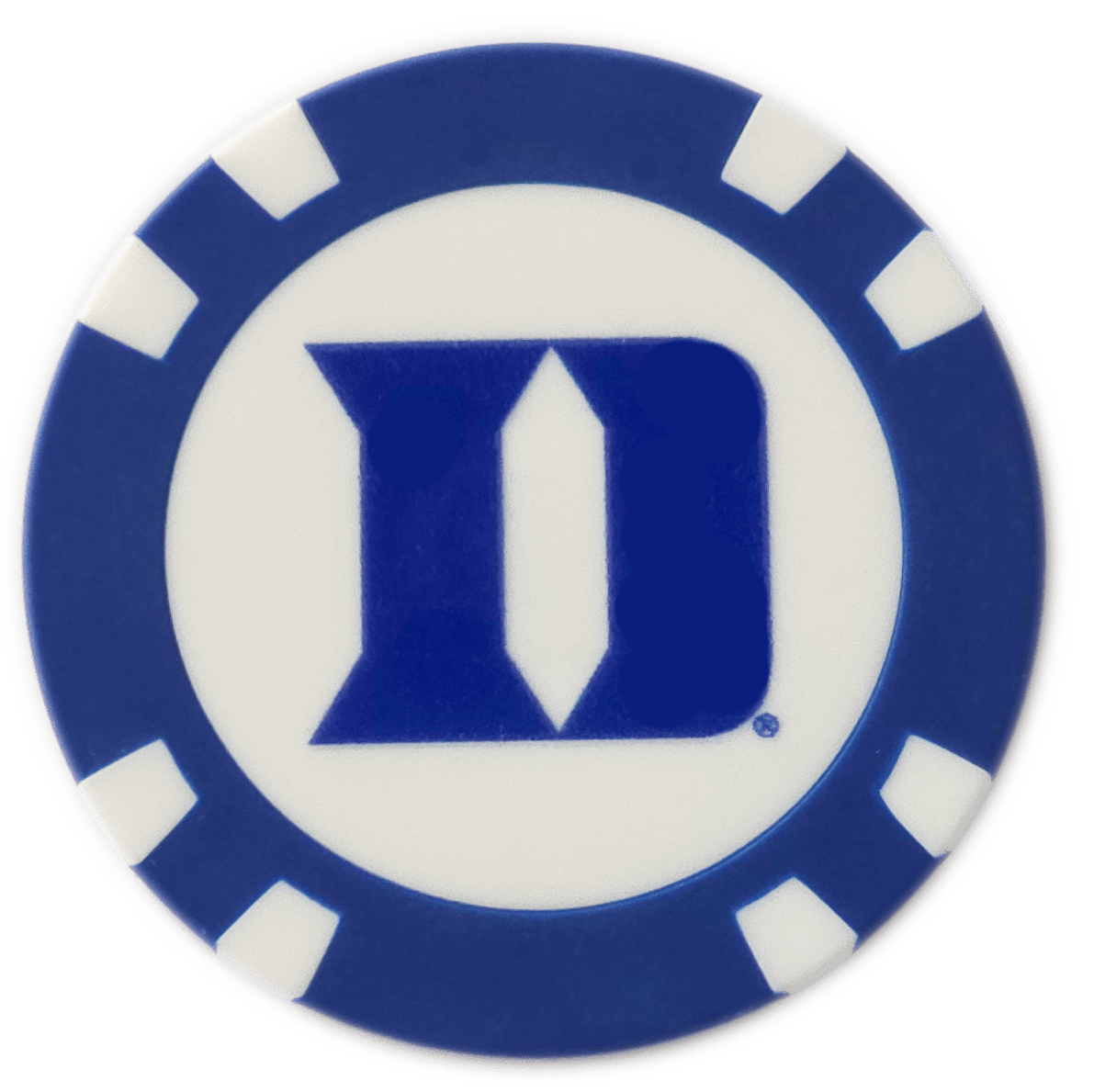 Officially Licensed Duke Blue Devils Poker Chip Ball Marker - Club Rehab