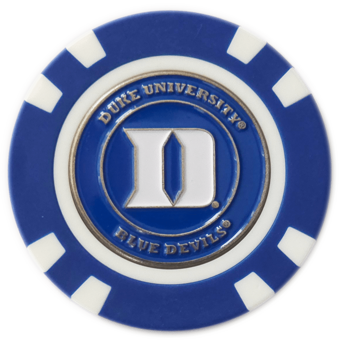 Officially Licensed Duke Blue Devils Poker Chip Ball Marker - Club Rehab