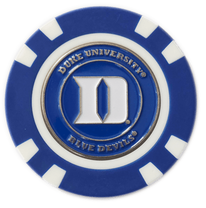 Officially Licensed Duke Blue Devils Poker Chip Ball Marker - Club Rehab