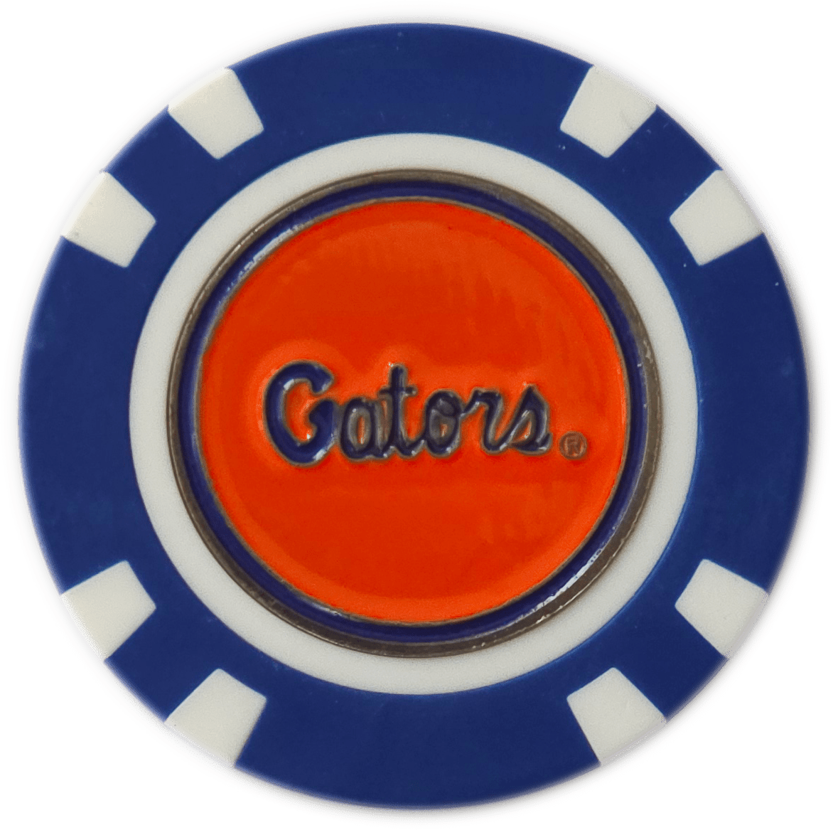 Officially Licensed Florida Gators Poker Chip Ball Marker - Club Rehab