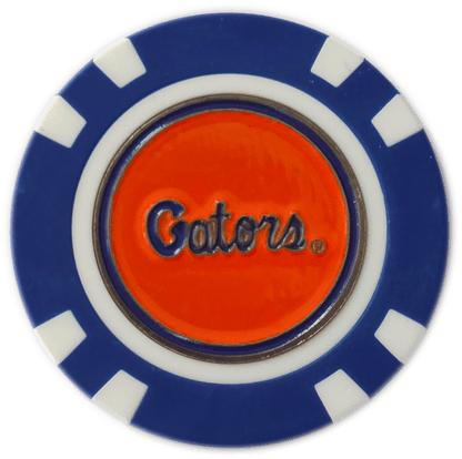 Officially Licensed Florida Gators Poker Chip Ball Marker - Club Rehab