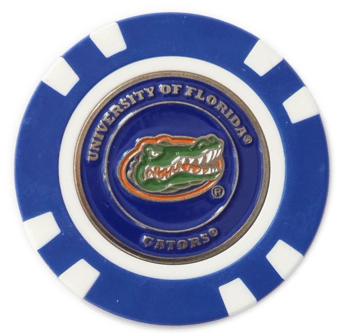Officially Licensed Florida Gators Poker Chip Ball Marker - Club Rehab