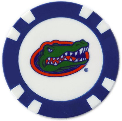 Officially Licensed Florida Gators Poker Chip Ball Marker - Club Rehab