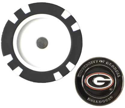 Officially Licensed Georgia Bulldogs Poker Chip Ball Marker - Club Rehab - Golf Ball MarkerOfficially Licensed Georgia Bulldogs Poker Chip Ball Marker