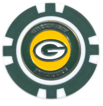 Green Bay Packers Poker-Chip-Ballmarker