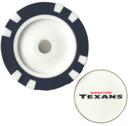 Officially Licensed Houston Texans Poker Chip Ball Marker - Club Rehab