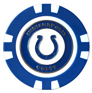 Officially Licensed Indianapolis Colts Poker Chip Ball Marker - Club Rehab