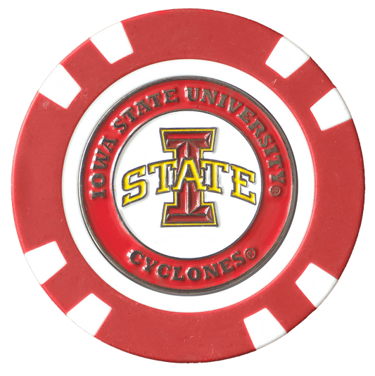 Officially Licensed Iowa State Cyclones Poker Chip Ball Marker - Club Rehab