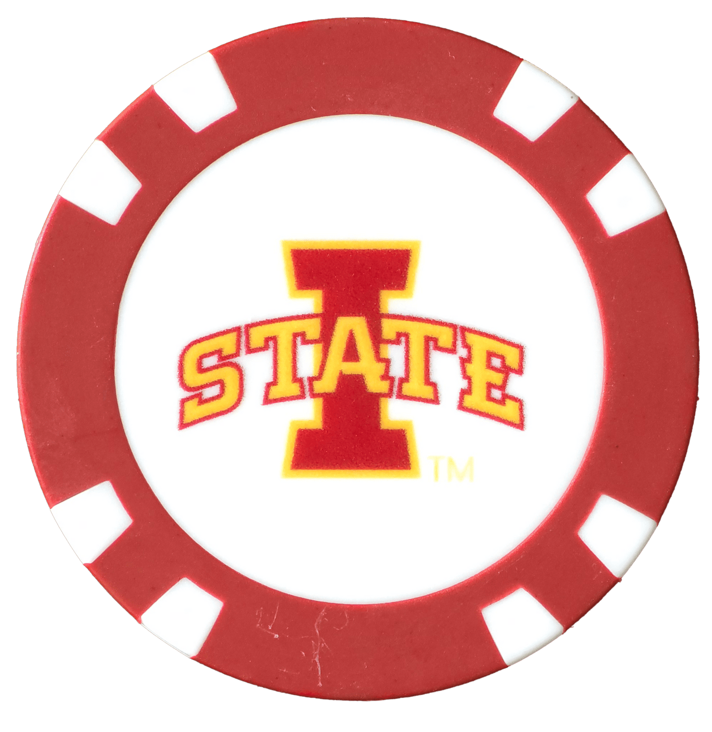 Officially Licensed Iowa State Cyclones Poker Chip Ball Marker - Club Rehab
