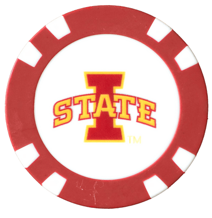Officially Licensed Iowa State Cyclones Poker Chip Ball Marker - Club Rehab