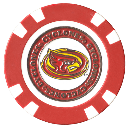 Officially Licensed Iowa State Cyclones Poker Chip Ball Marker - Club Rehab