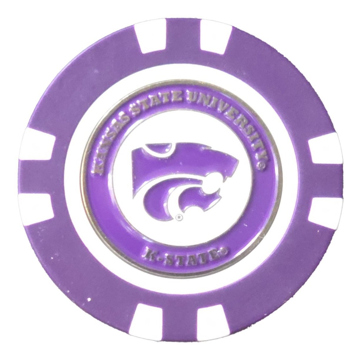 Officially Licensed Kansas State Wildcats Poker Chip Ball Marker - Club Rehab