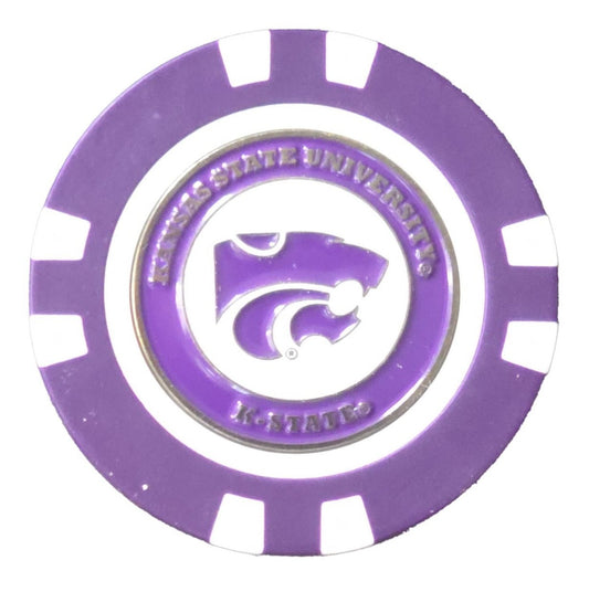 Officially Licensed Kansas State Wildcats Poker Chip Ball Marker - Club Rehab