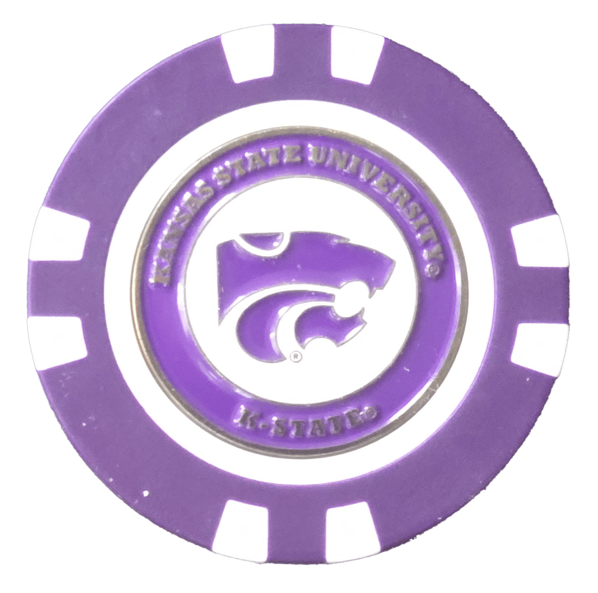 Officially Licensed Kansas State Wildcats Poker Chip Ball Marker - Club Rehab