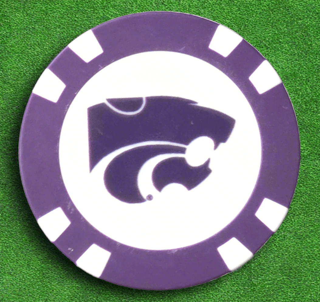 Officially Licensed Kansas State Wildcats Poker Chip Ball Marker - Club Rehab
