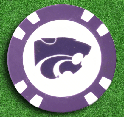 Officially Licensed Kansas State Wildcats Poker Chip Ball Marker - Club Rehab