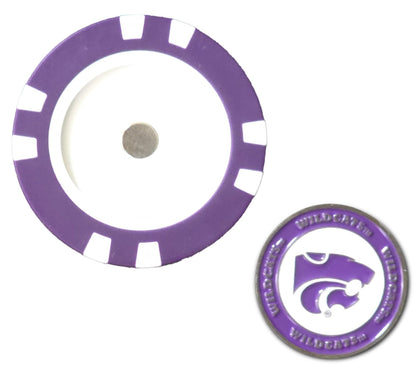 Officially Licensed Kansas State Wildcats Poker Chip Ball Marker - Club Rehab