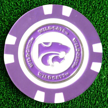 Officially Licensed Kansas State Wildcats Poker Chip Ball Marker - Club Rehab