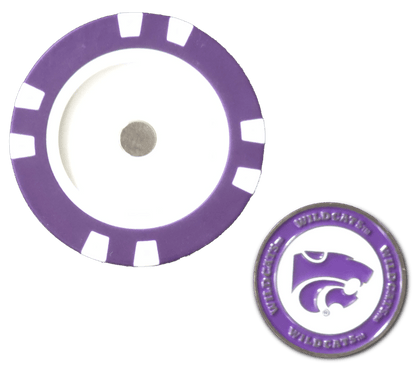 Officially Licensed Kansas State Wildcats Poker Chip Ball Marker - Club Rehab