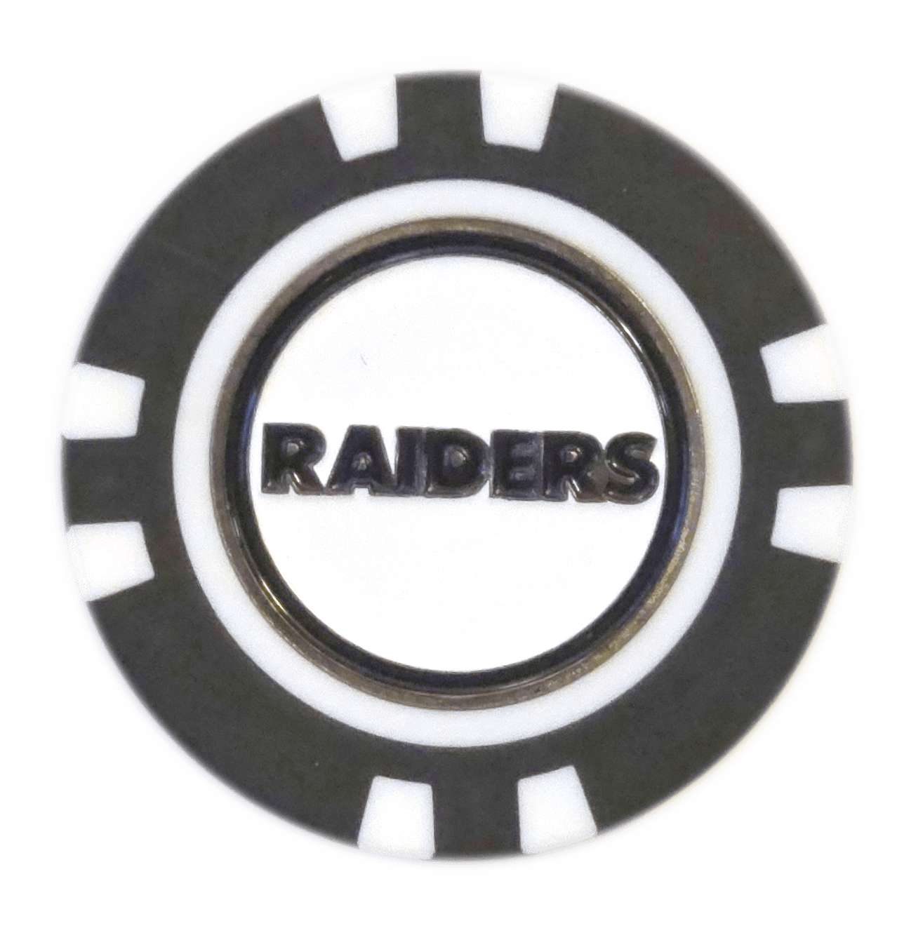 Officially Licensed Las Vegas Raiders Poker Chip Ball Marker - Club Rehab
