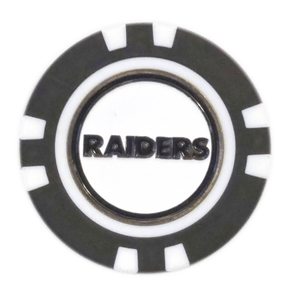 Officially Licensed Las Vegas Raiders Poker Chip Ball Marker - Club Rehab
