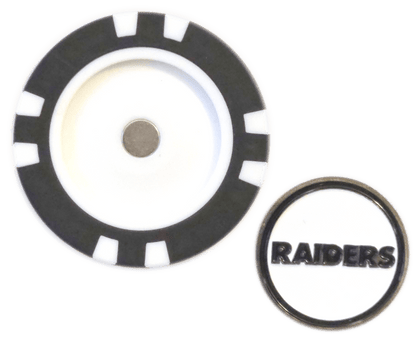 Officially Licensed Las Vegas Raiders Poker Chip Ball Marker - Club Rehab