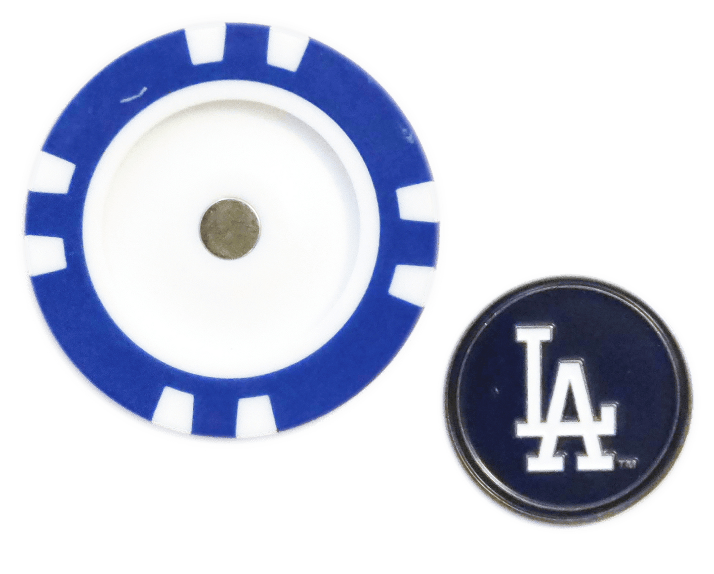 Officially Licensed Los Angeles Dodgers Poker Chip Ball Marker - Blue - Club Rehab