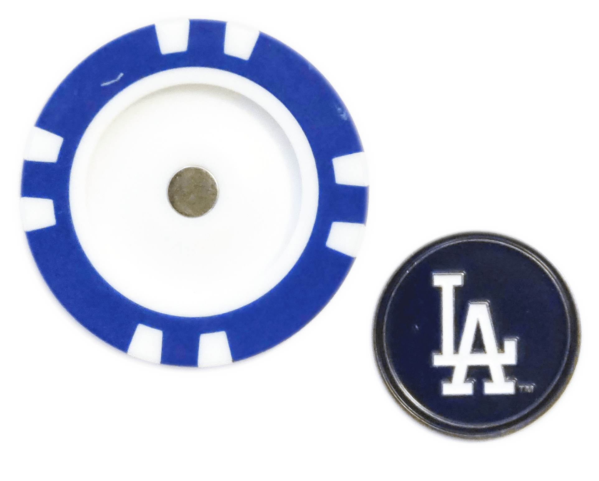 Officially Licensed Los Angeles Dodgers Poker Chip Ball Marker - Blue - Club Rehab