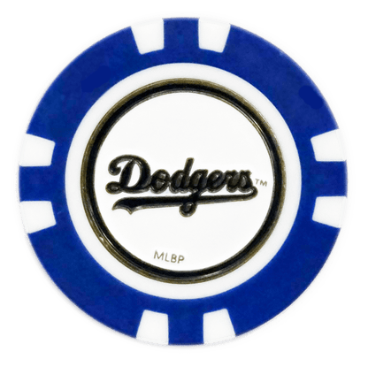 Officially Licensed Los Angeles Dodgers Poker Chip Ball Marker - Blue - Club Rehab