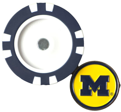 Officially Licensed Michigan Wolverines Poker Chip Ball Marker - Club Rehab - Golf Ball MarkerOfficially Licensed Michigan Wolverines Poker Chip Ball Marker