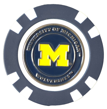 Officially Licensed Michigan Wolverines Poker Chip Ball Marker - Club Rehab - Golf Ball MarkerOfficially Licensed Michigan Wolverines Poker Chip Ball Marker