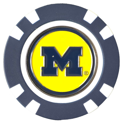 Officially Licensed Michigan Wolverines Poker Chip Ball Marker - Club Rehab - Golf Ball MarkerOfficially Licensed Michigan Wolverines Poker Chip Ball Marker