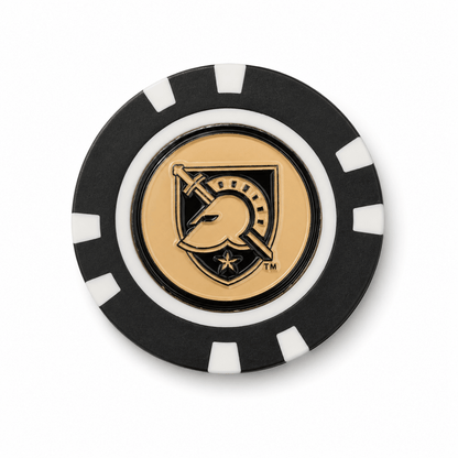 Officially Licensed Military Academy Black Knights Poker Chip Ball Marker - Club Rehab