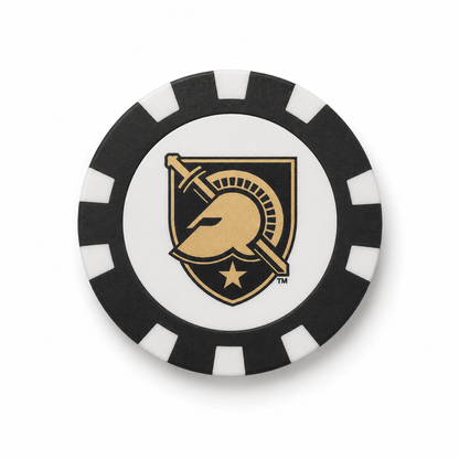 Officially Licensed Military Academy Black Knights Poker Chip Ball Marker - Club Rehab