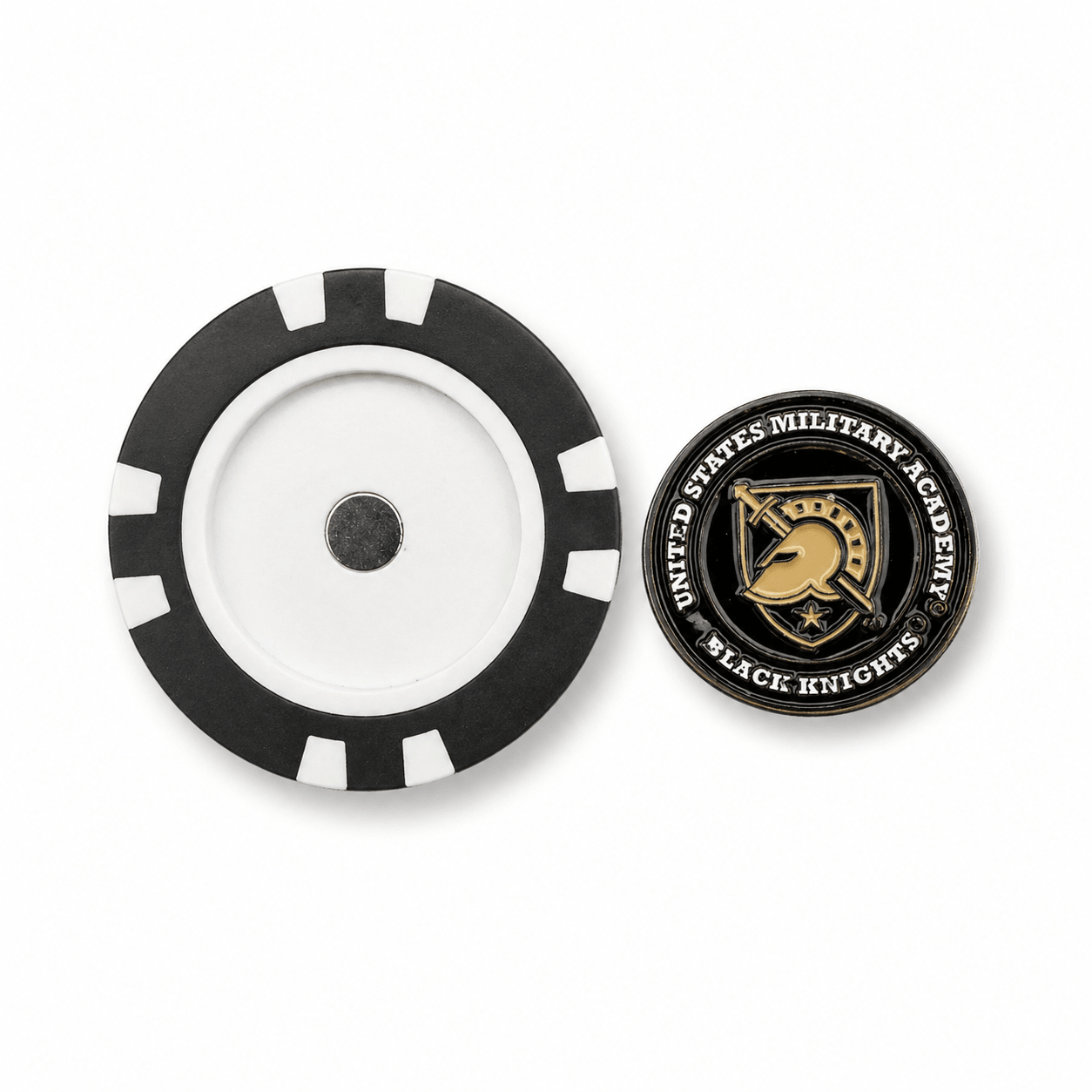 Officially Licensed Military Academy Black Knights Poker Chip Ball Marker - Club Rehab