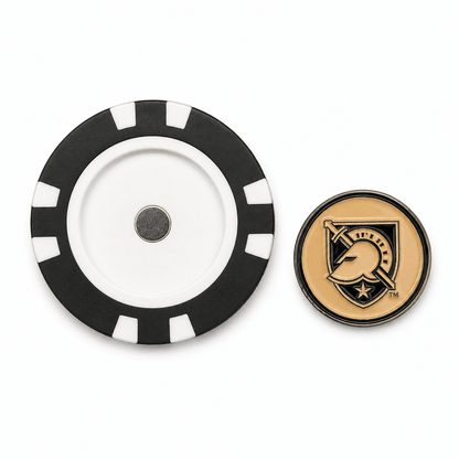 Officially Licensed Military Academy Black Knights Poker Chip Ball Marker - Club Rehab