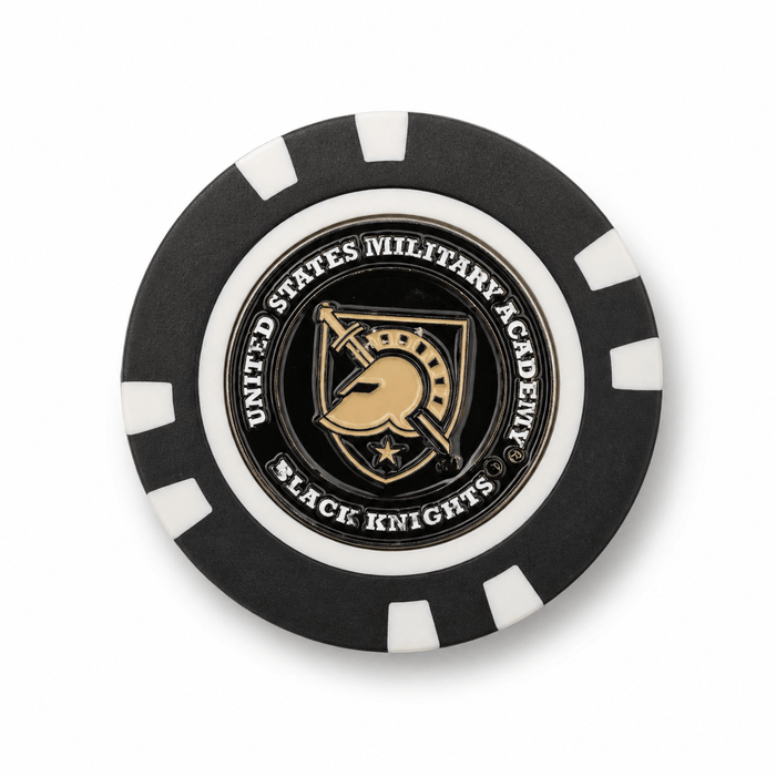 Officially Licensed Military Academy Black Knights Poker Chip Ball Marker - Club Rehab